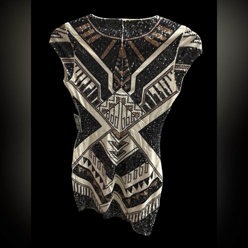 Express Sequin Dress - Aztec Deco print - Picture 7 of 12